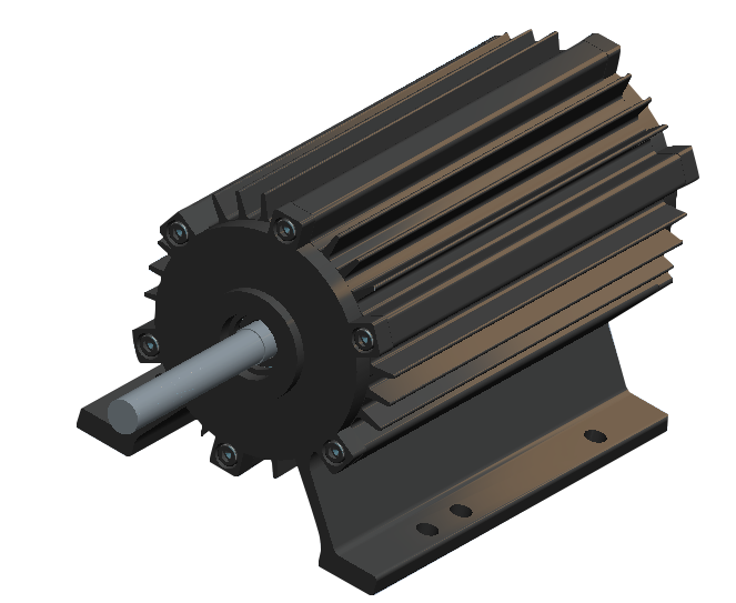 Motor industrial de soplador pesado de 130mm de diámetro 230VAC 2kW Serie BL130